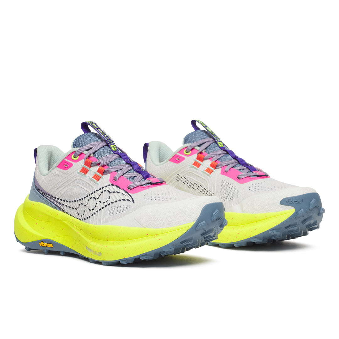 Saucony Damen Xodus Ultra 4 – Weiß/Zitrone – Trail – SS26