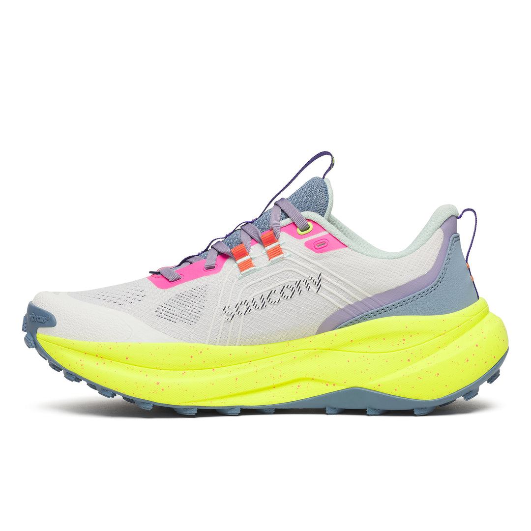 Saucony Damen Xodus Ultra 4 – Weiß/Zitrone – Trail – SS26