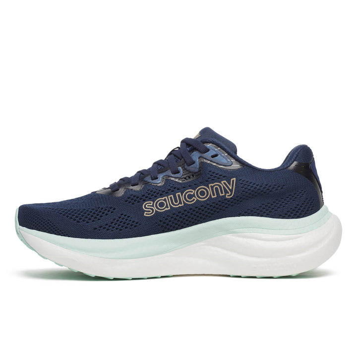 Saucony Womens Ride 19 - Marine/Aqua - Neutral - SS26