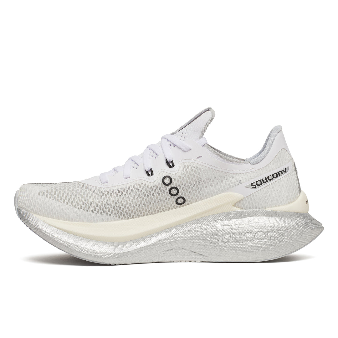 Saucony Womens Endorphin Pro 5 - White/Black - Neutral - SS26