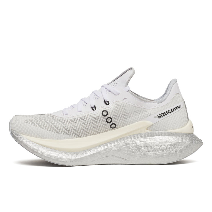 Saucony Womens Endorphin Pro 5 - White/Black - Neutral - SS26