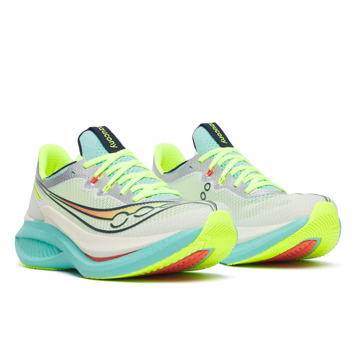 Saucony Womens Endorphin Pro 5 - White/Splash - Neutral - SS26