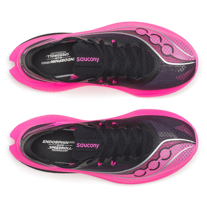 Saucony Womens Endorphin Pro 5 - Black/Shock - Neutral - SS26