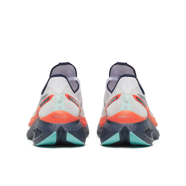 Saucony Damen Endorphin Pro 5 – Weiß/Marineblau – Neutral – SS26
