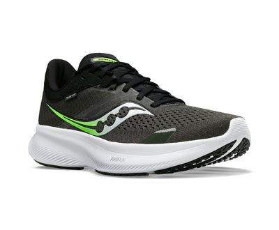 Saucony Mens Ride 16 - Umbra/Slime - Neutral