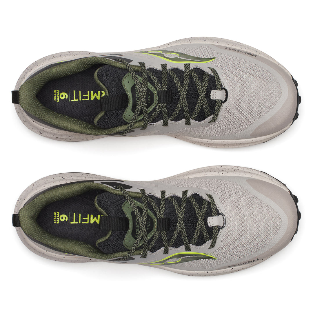 Saucony Mens Xodus Ultra 3 - Dove/Olivine - Trail - SS25
