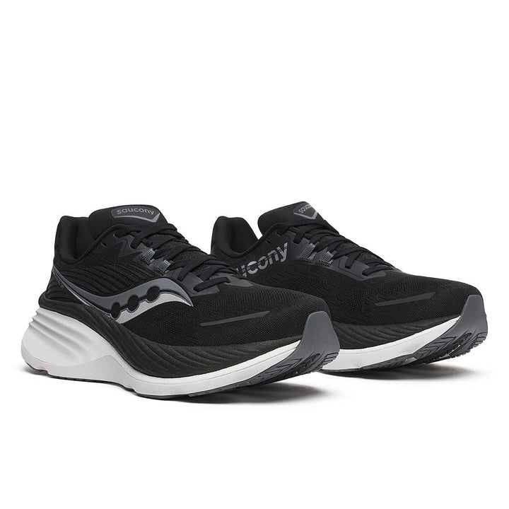 Saucony Womens Hurricane 24 - Black/Carbon - Stability