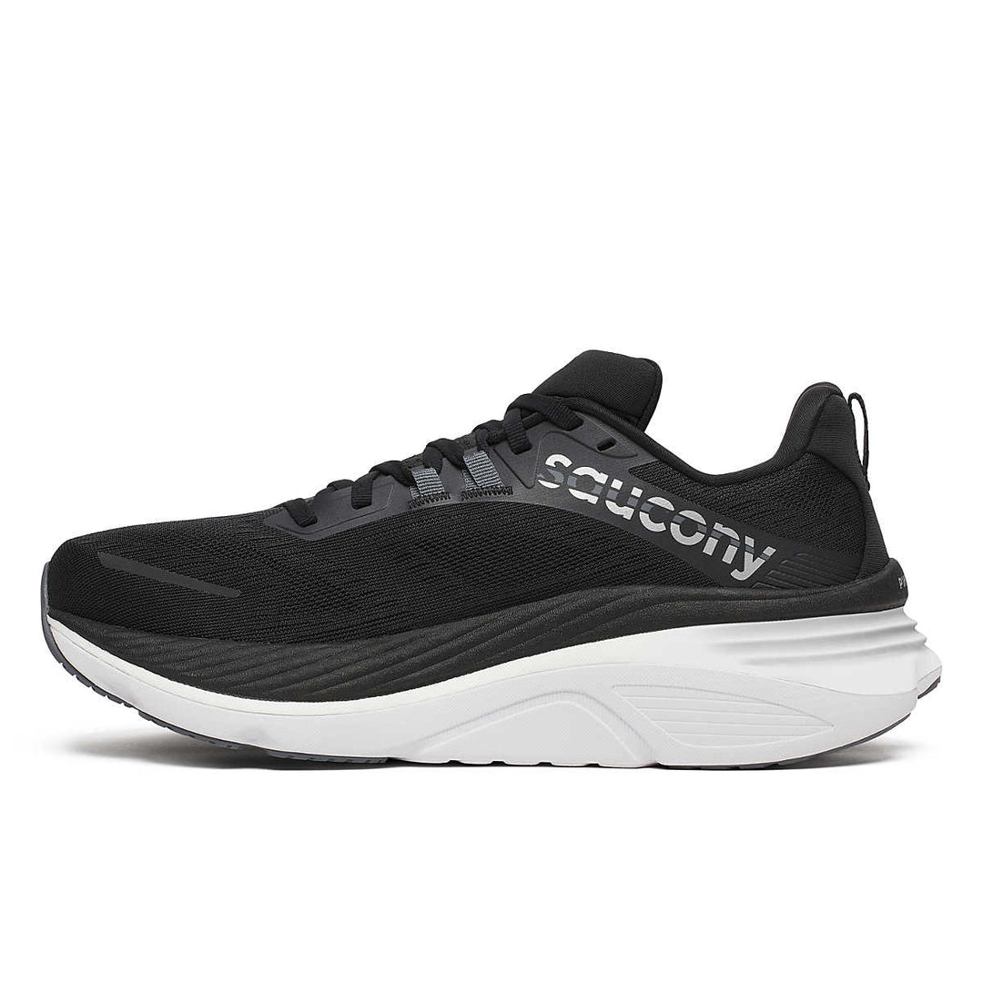 Saucony Womens Hurricane 24 - Black/Carbon - Stability