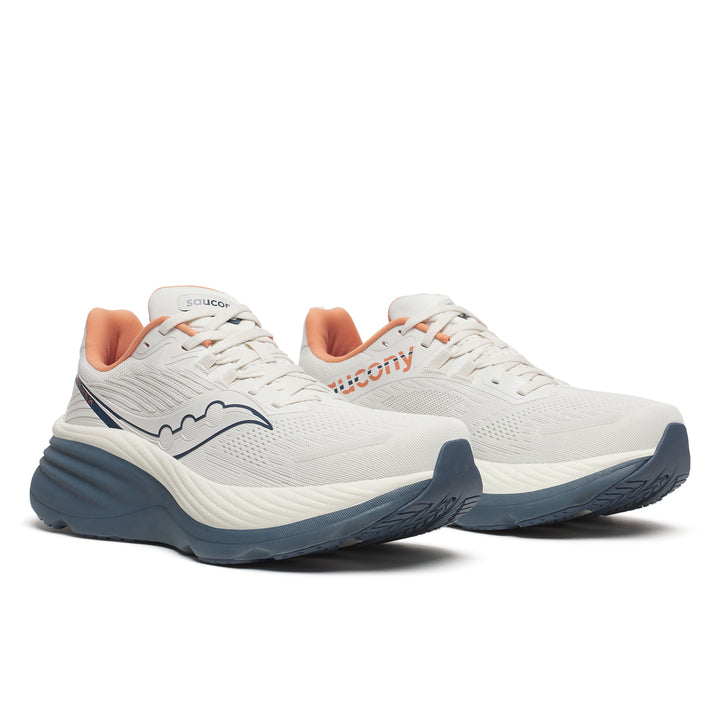Saucony Mens Hurricane 24 - Vanilla/Dusk - Stability - SS25