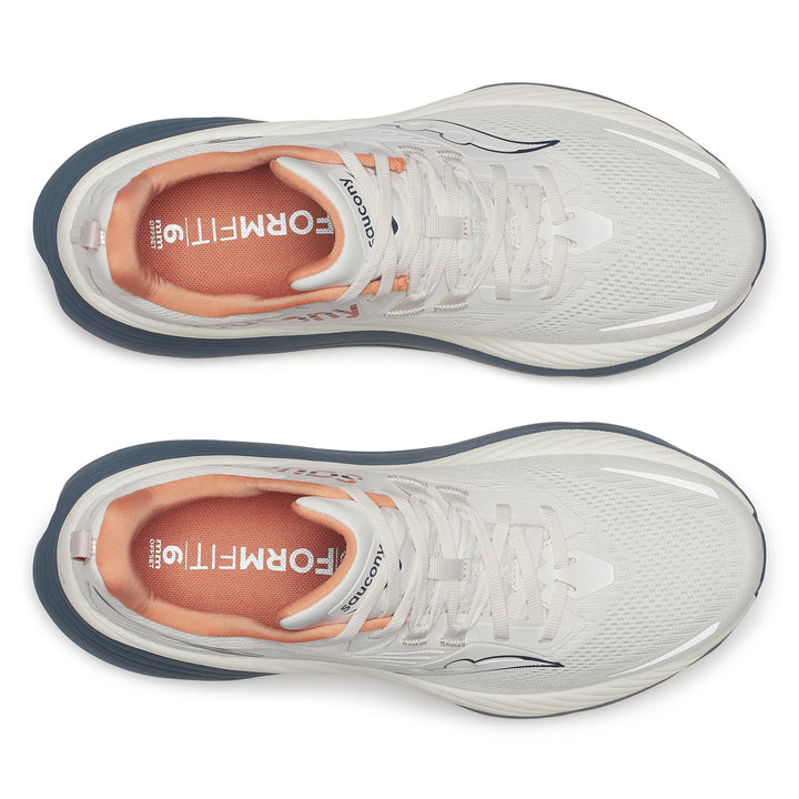 Saucony Mens Hurricane 24 - Vanilla/Dusk - Stability - SS25