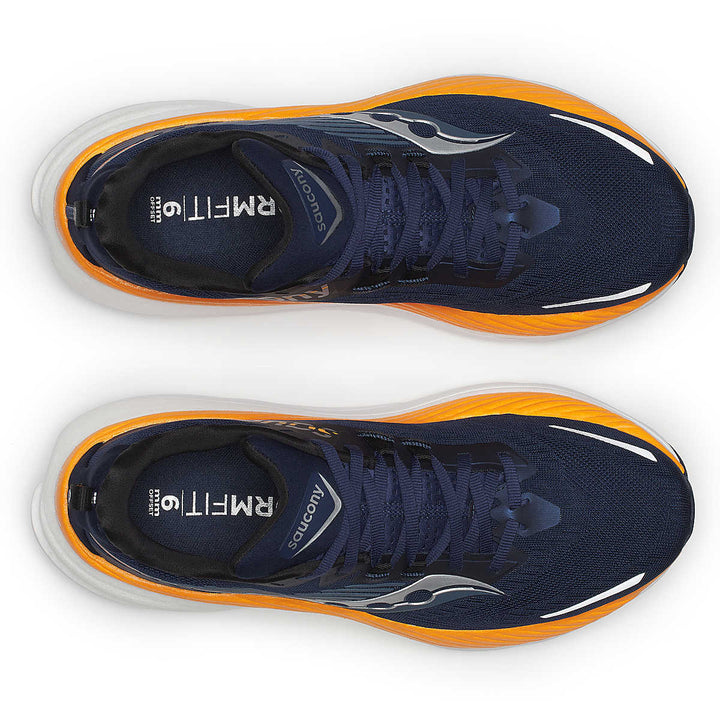 Saucony Mens Hurricane 24 - Navy/Peel - Stability