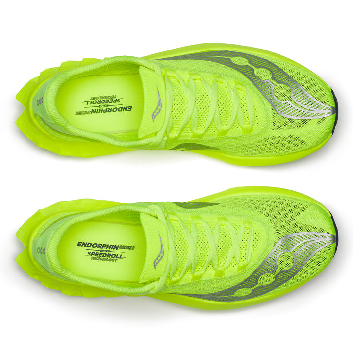 Saucony Mens Endorphin Pro 4 - Citron/Silver - Neutral