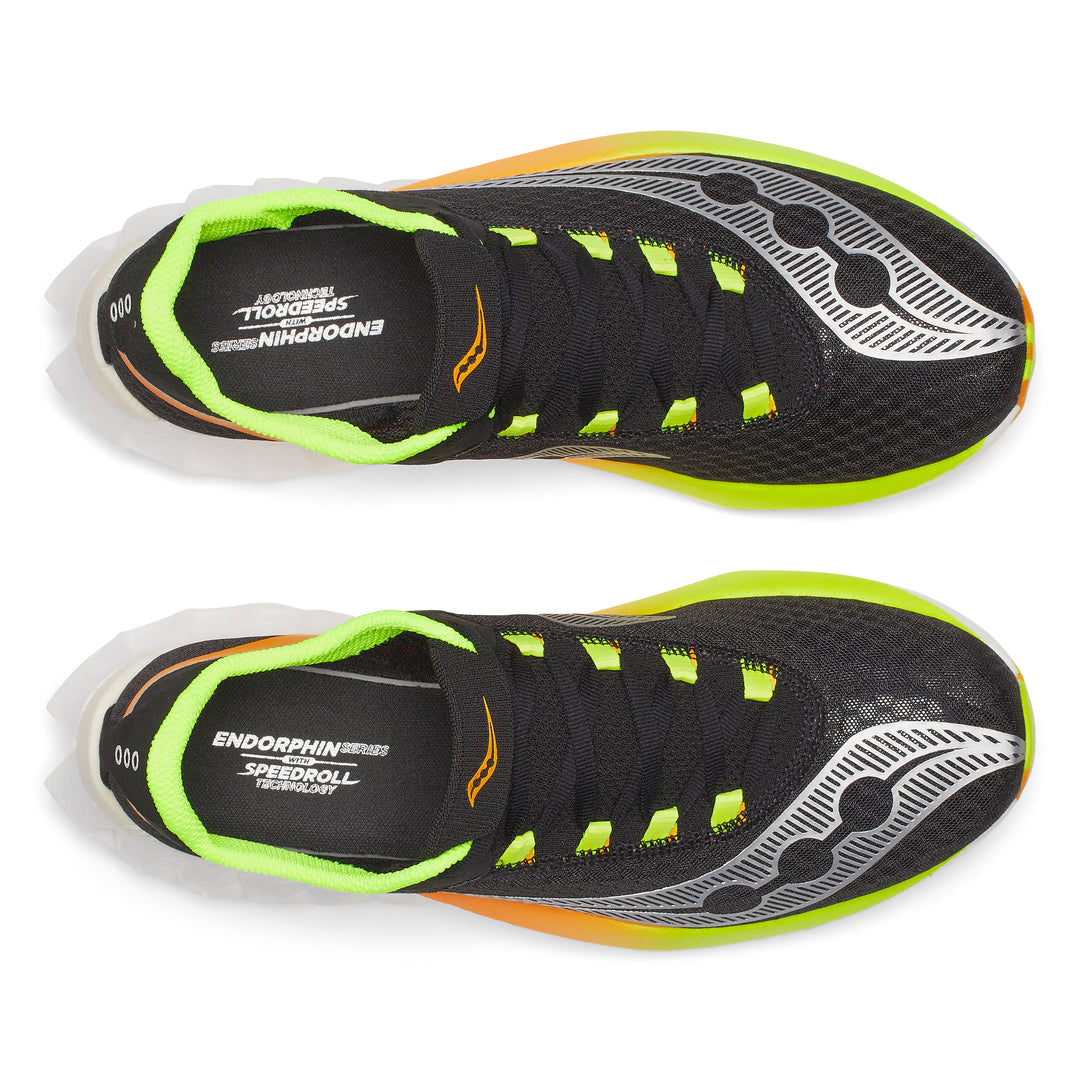 Saucony Mens Endorphin Pro 4 - Black/VO2 - Neutral - AW25
