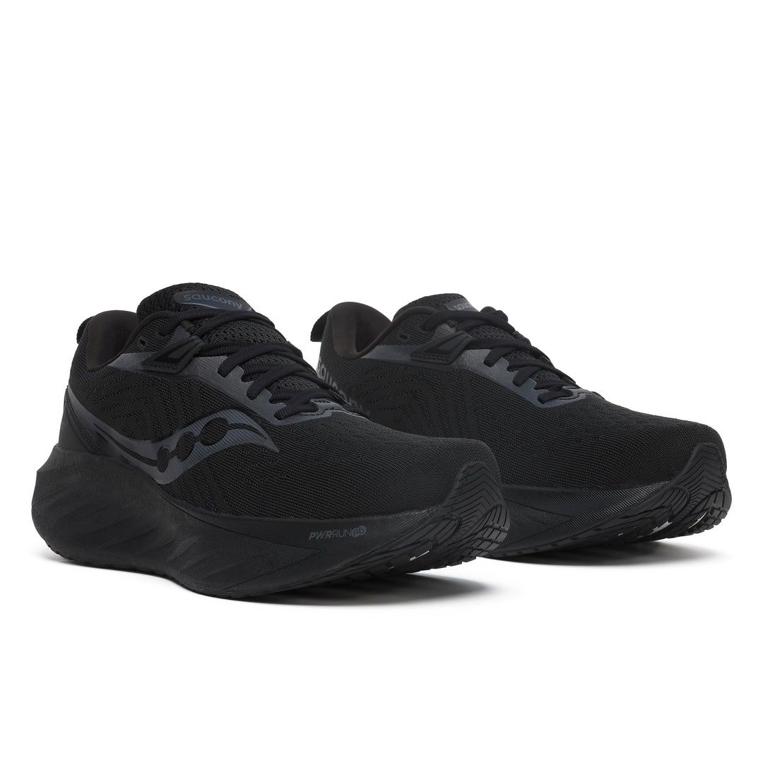 Saucony Mens Triumph 22 - Triple Black - Neutral