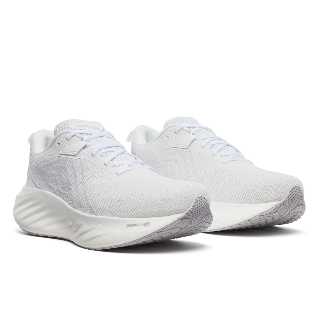 Saucony Mens Triumph 22 - White - Neutral - SS25