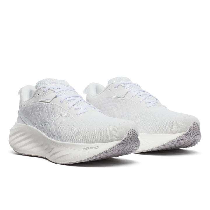 Saucony Mens Triumph 22 - White - Neutral - SS25