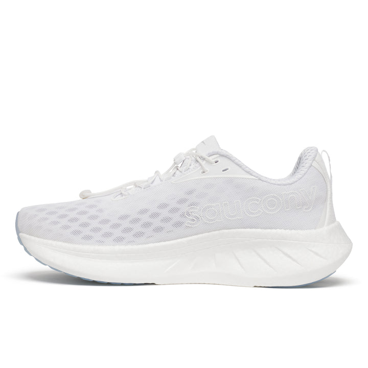 Saucony Mens Ride 18 - Cool White - Neutral - SS25