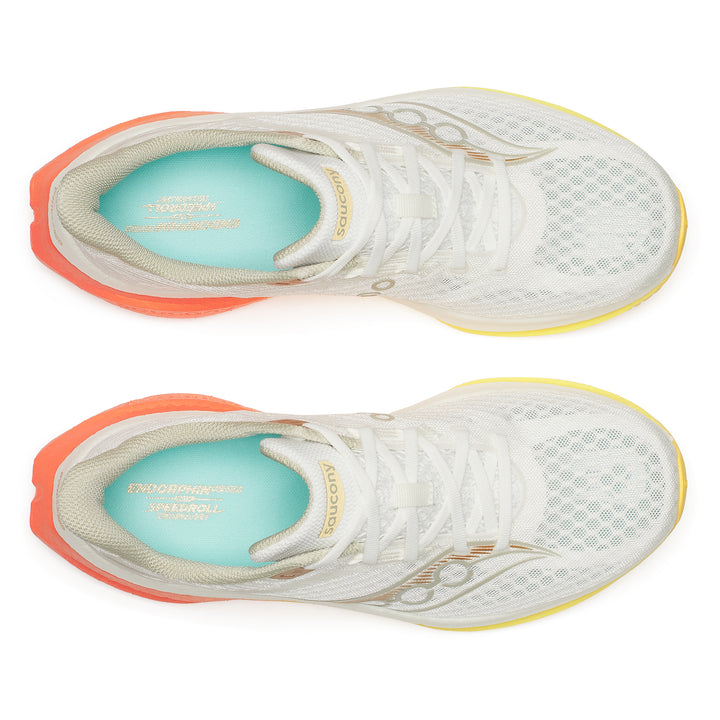 Saucony Herren Endorphin Speed 5 – Elfenbein/Feuer – Neutral – SS26