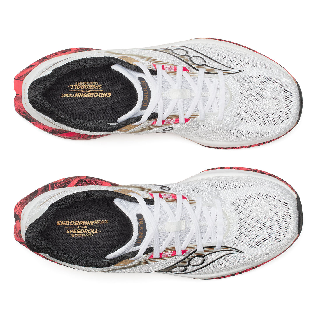 Saucony Womens Endorphin Speed 5 - White/Black - Neutral - SS26