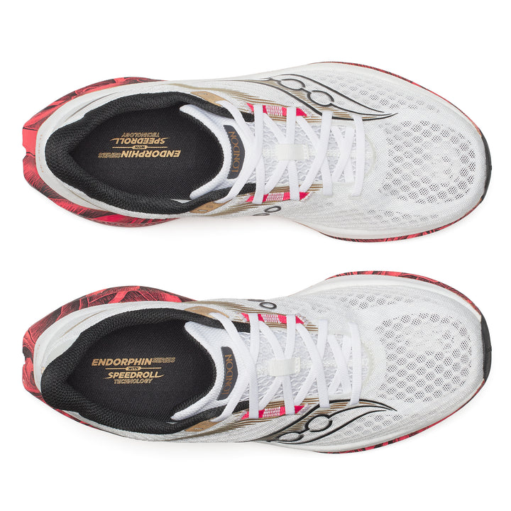 Saucony Womens Endorphin Speed 5 - White/Black - Neutral - SS26