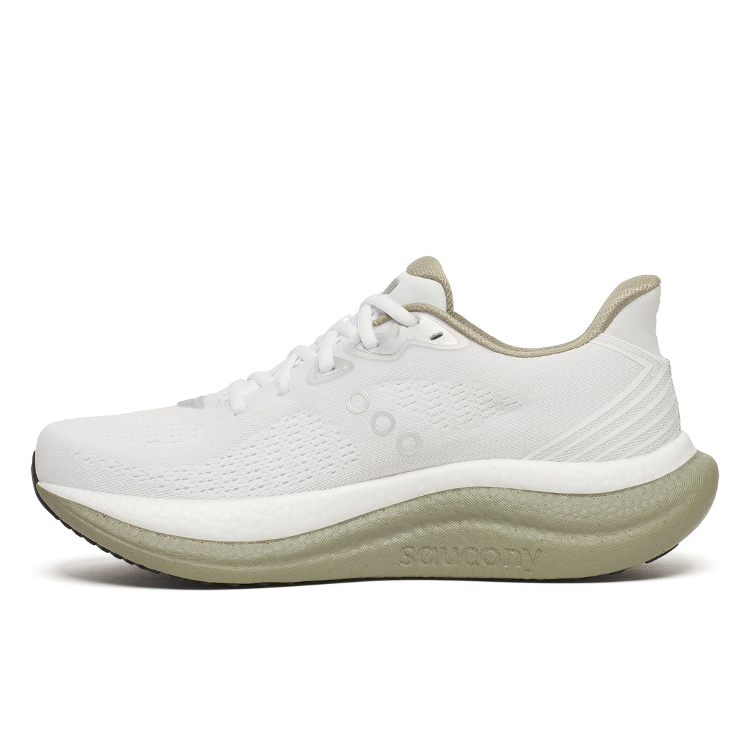 Saucony Herren Triumph 23 – Weiß/Lorbeer – Neutral – SS26