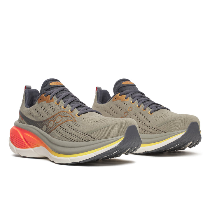 Saucony Mens Hurricane 25 - Laurel/Fire - Stability - SS26
