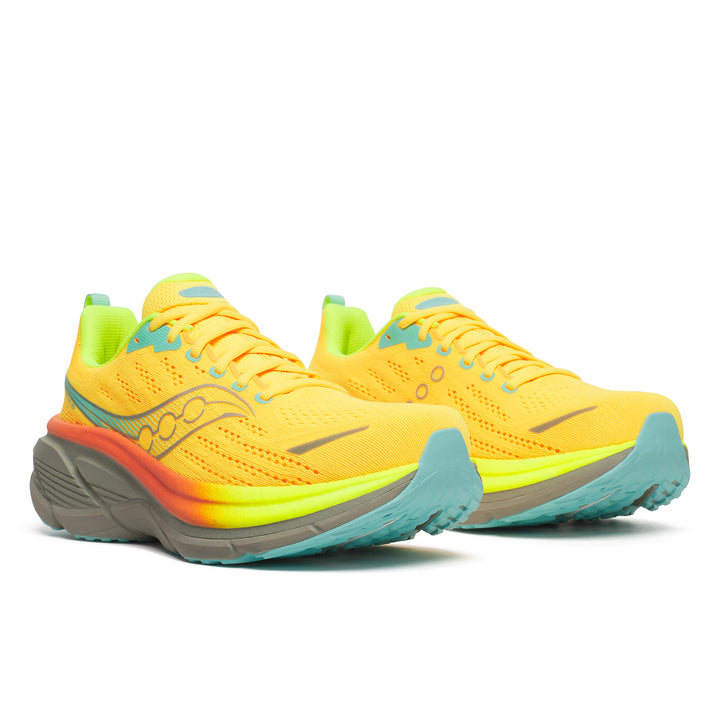 Saucony Mens Hurricane 25 - Vizigold/Laurel - Stabilité - SS26