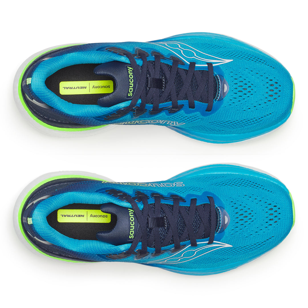 Saucony Herren Ride 19 – Kobalt/Slime – Neutral – SS26