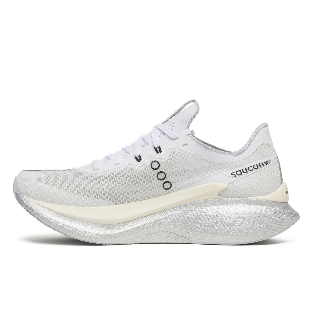Saucony Hommes Endorphin Pro 5 - Blanc/Noir - Neutre - SS26