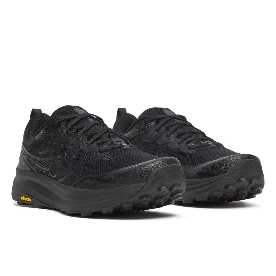 Saucony Mens Peregrine 16 GTX - Triple Black - Trail - SS26
