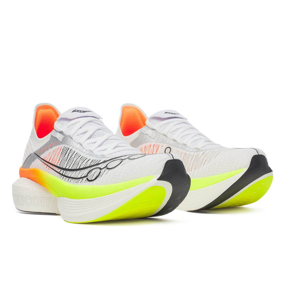 Saucony Unisex Endorphin Elite 2 - White/VO2 - Neutral - AW25