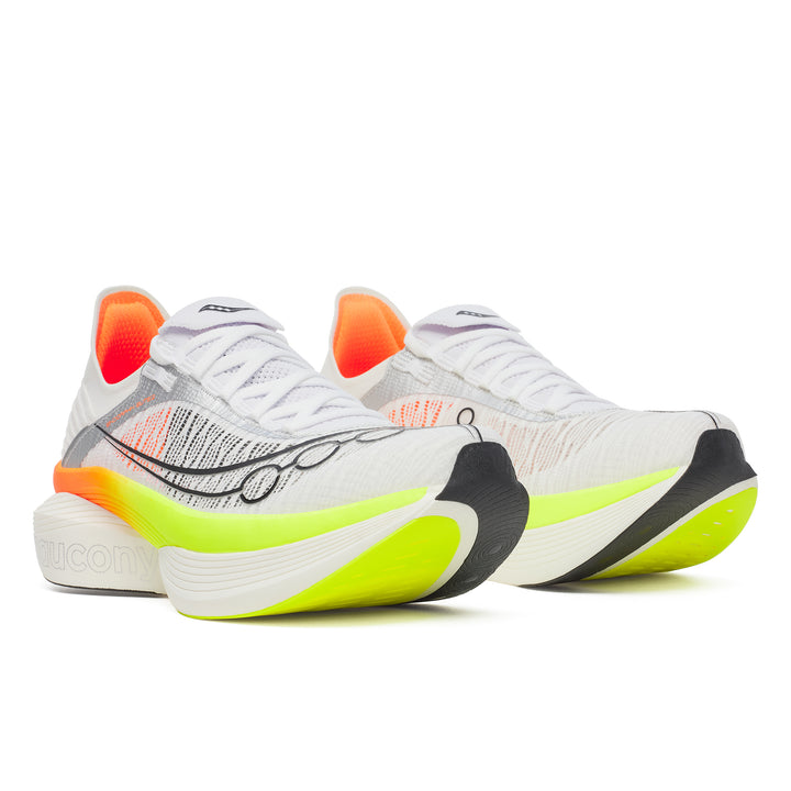 Saucony Unisex Endorphin Elite 2 - White/VO2 - Neutral - AW25