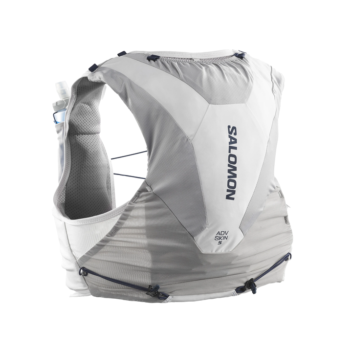 Salomon ADV Skin 5 Unisex Weste mit Flaschen – Legierung/Grauviolett
