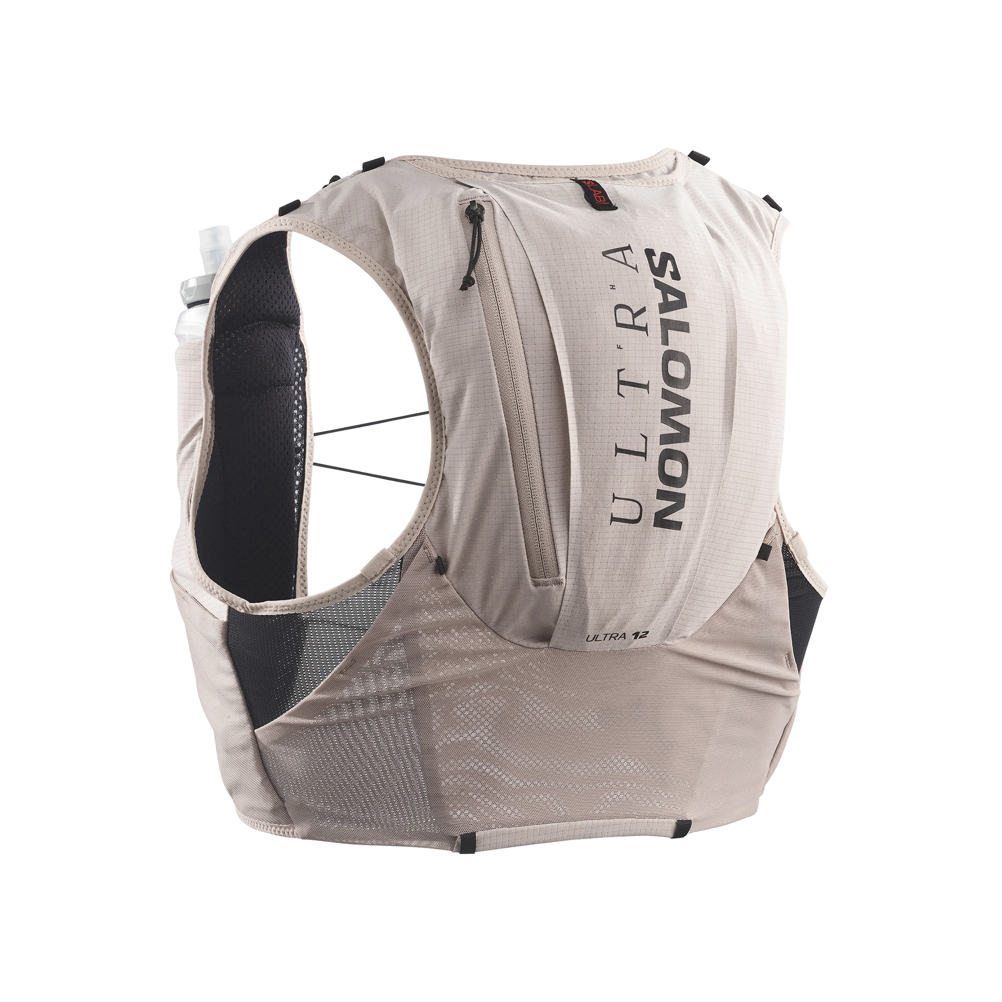 Gilet Salomon S/Lab Ultra 12 avec Flasques - Chèvre/Noir