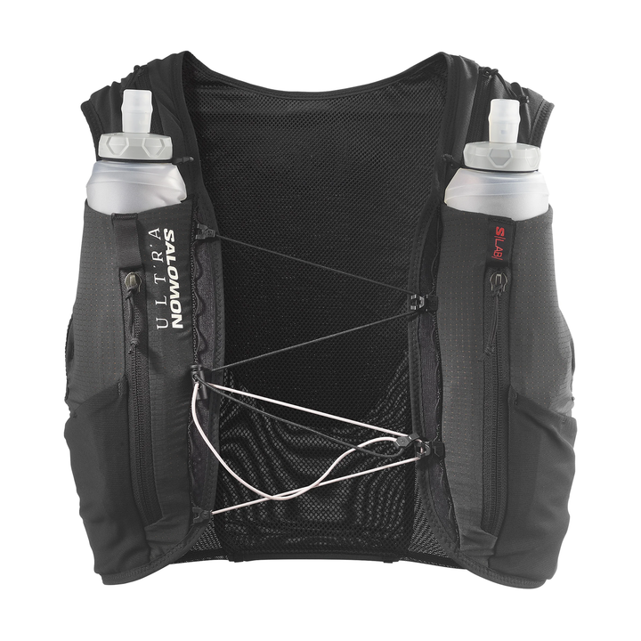 Gilet Salomon S/Lab Ultra 12 avec Flasques - Noir