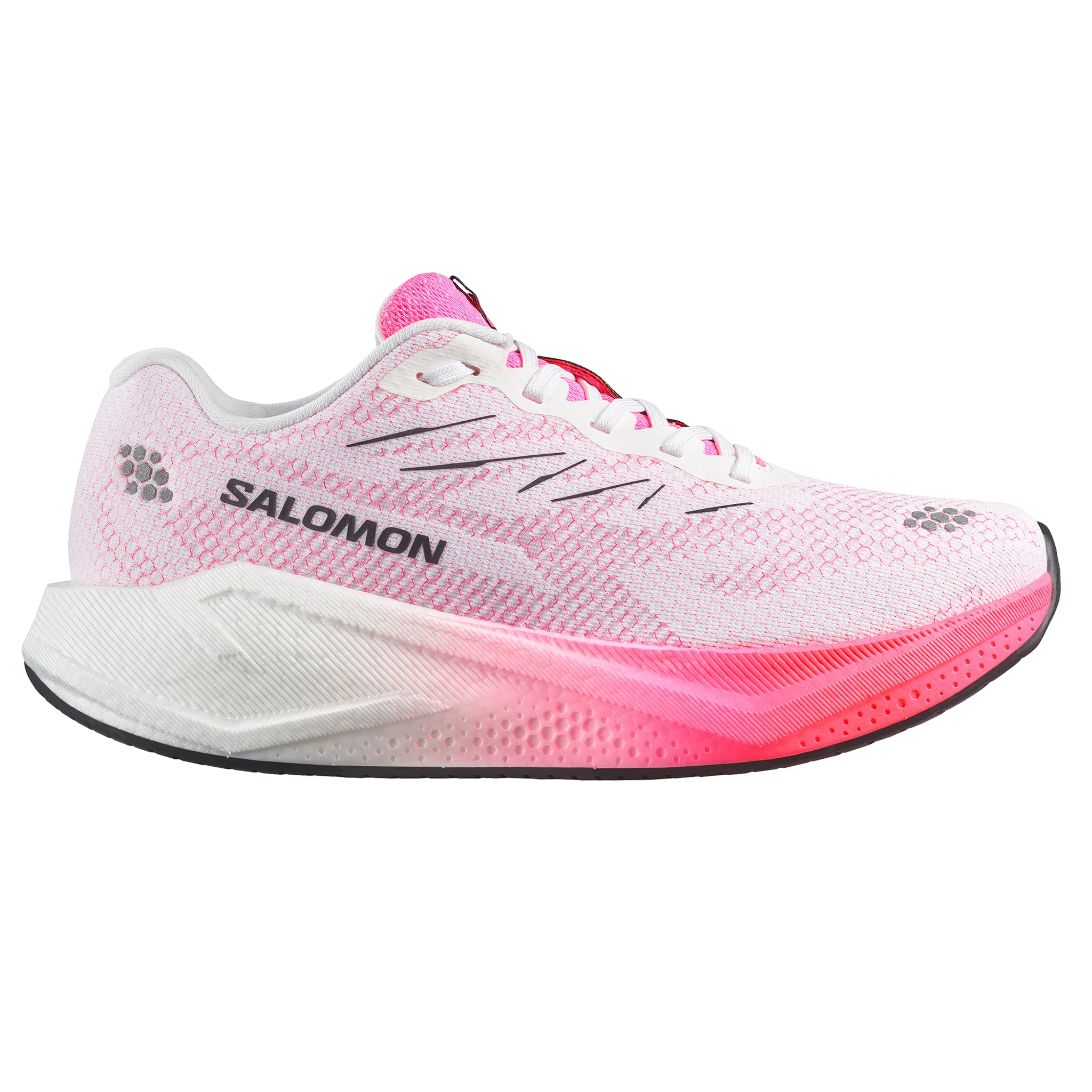 Salomon Womens Aero Blaze 4 - White/Knockout Pink - Neutral - AW26