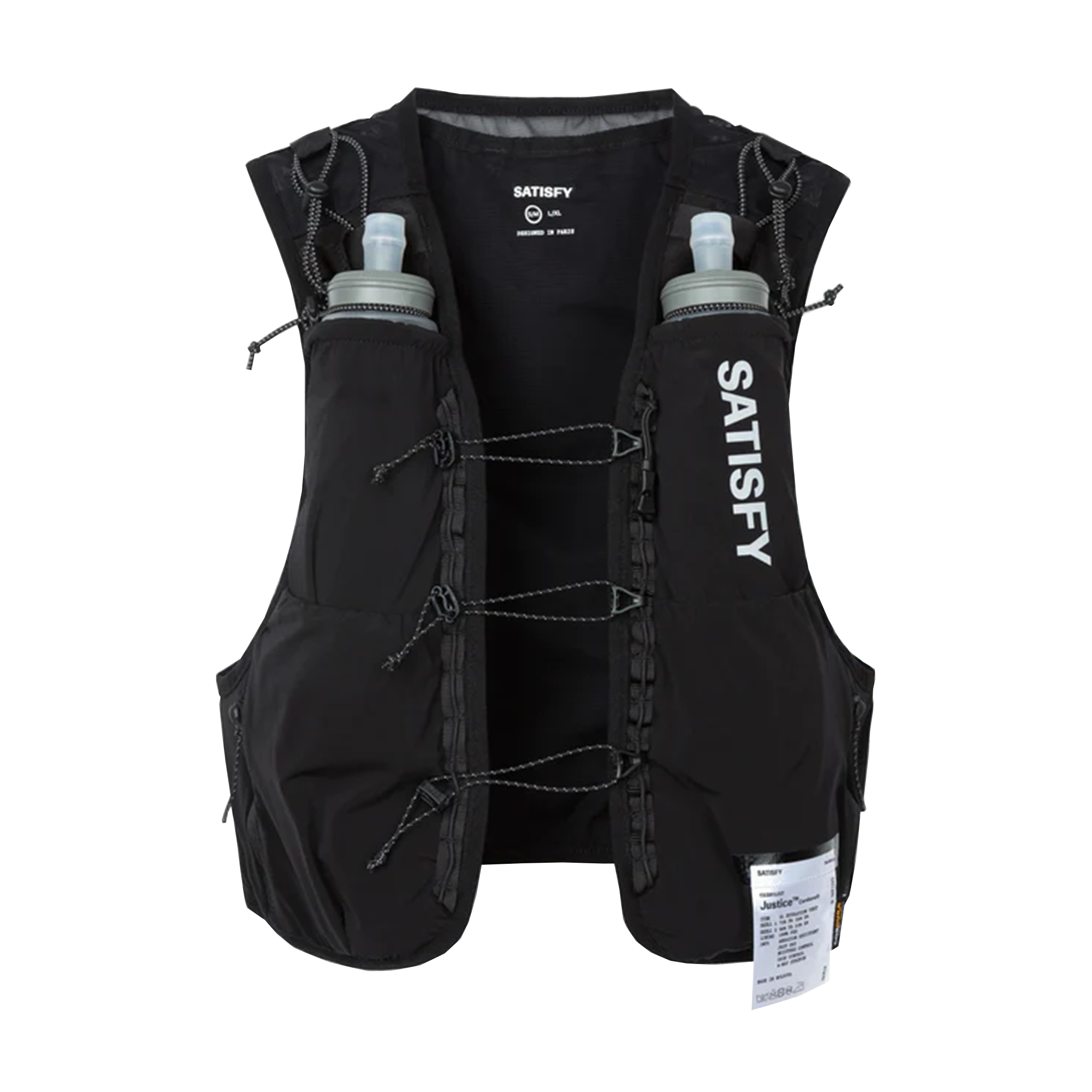 Gilet d'hydratation Satisfy Justice Cordura 5L - Noir - SS26