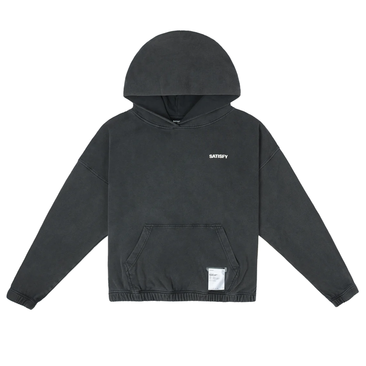 Satisfy Mens SoftCell Hoodie - Aged Black - SS26