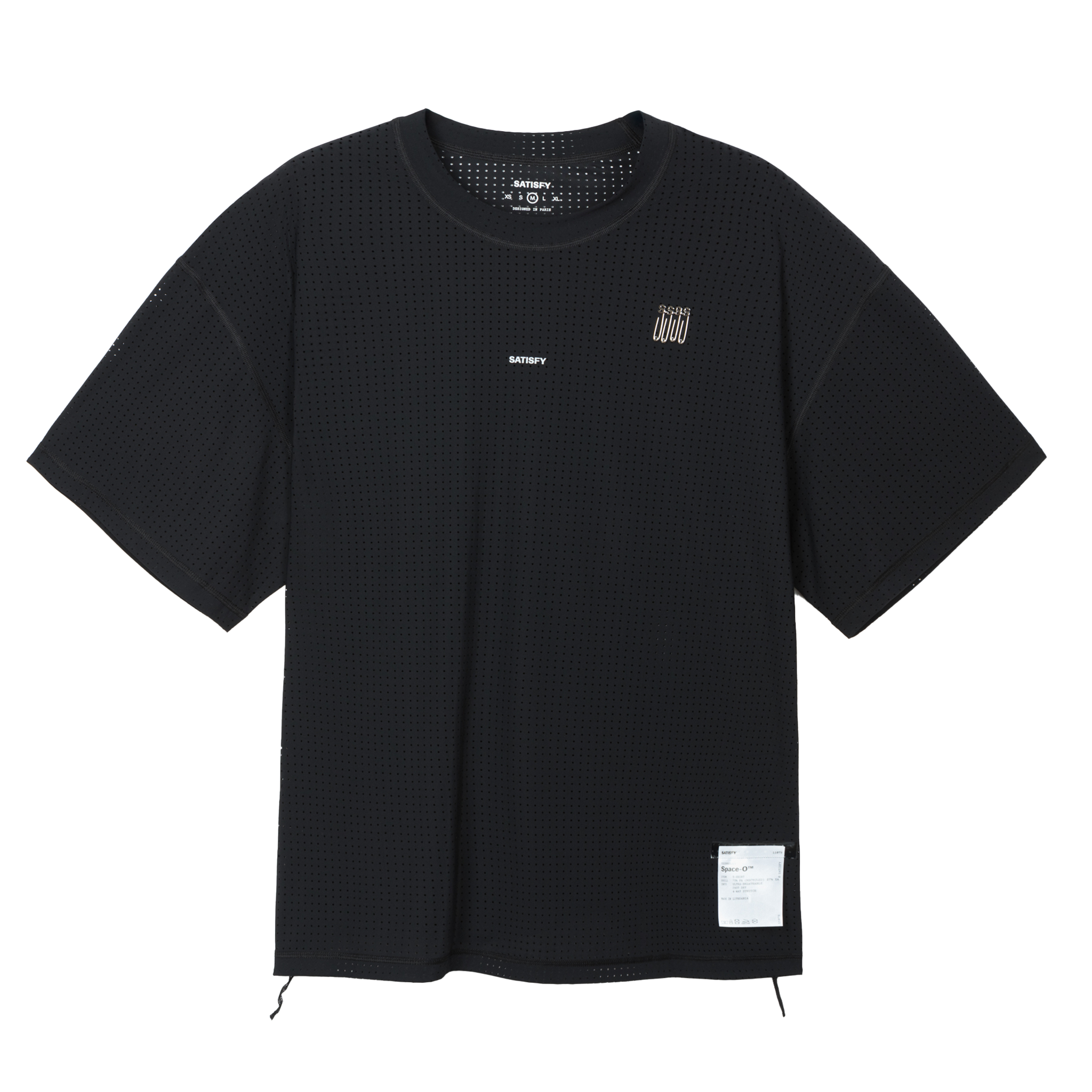 Satisfy Herren Space-O T-Shirt – Schwarz – SS26