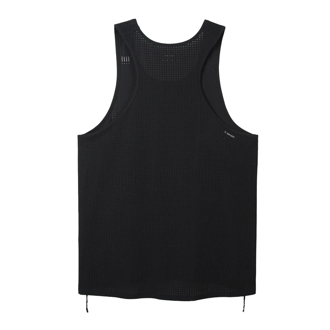 Satisfy Mens Space-O Singlet - Black - SS26