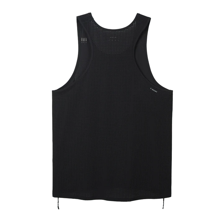 Satisfy Mens Space-O Singlet - Black - SS26