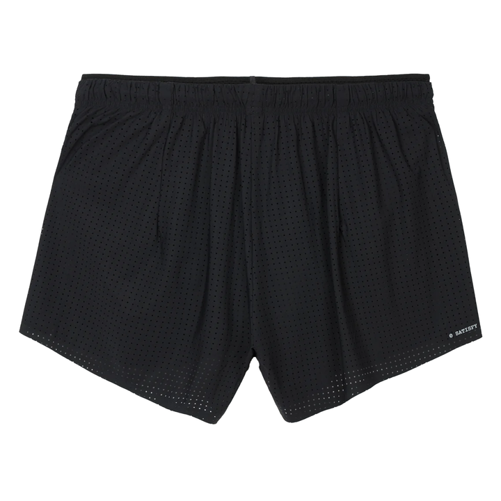 Short Satisfy Space-O 2,5" pour hommes - Noir - SS26