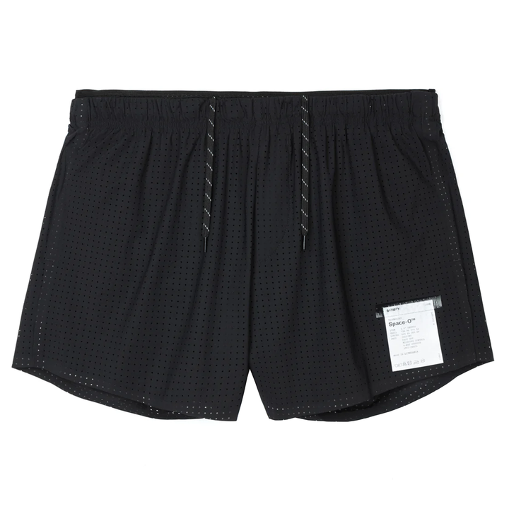 Short Satisfy Space-O 2,5" pour hommes - Noir - SS26