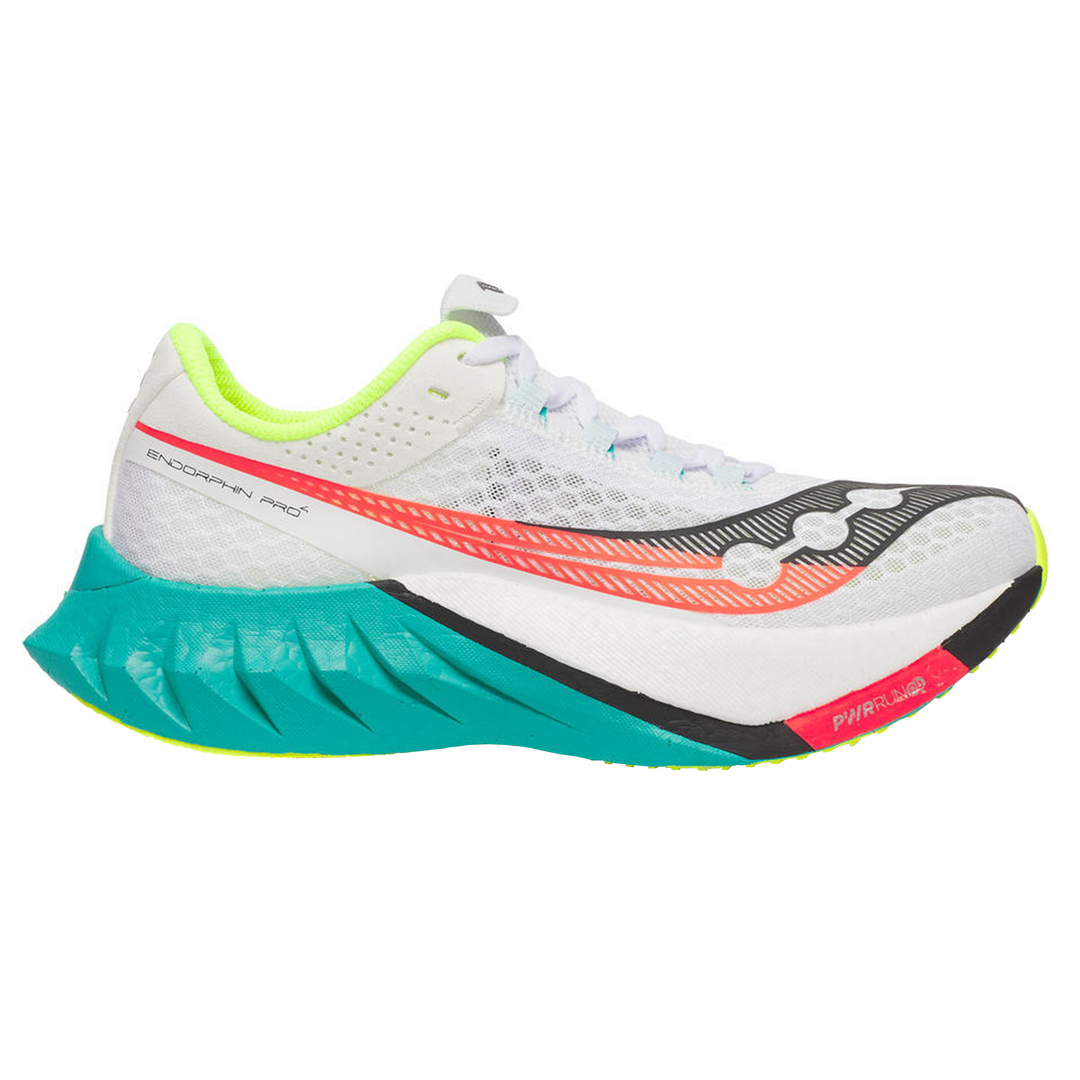 Saucony Womens Endorphin Pro 4 - White/Mutant - Neutral - AW25