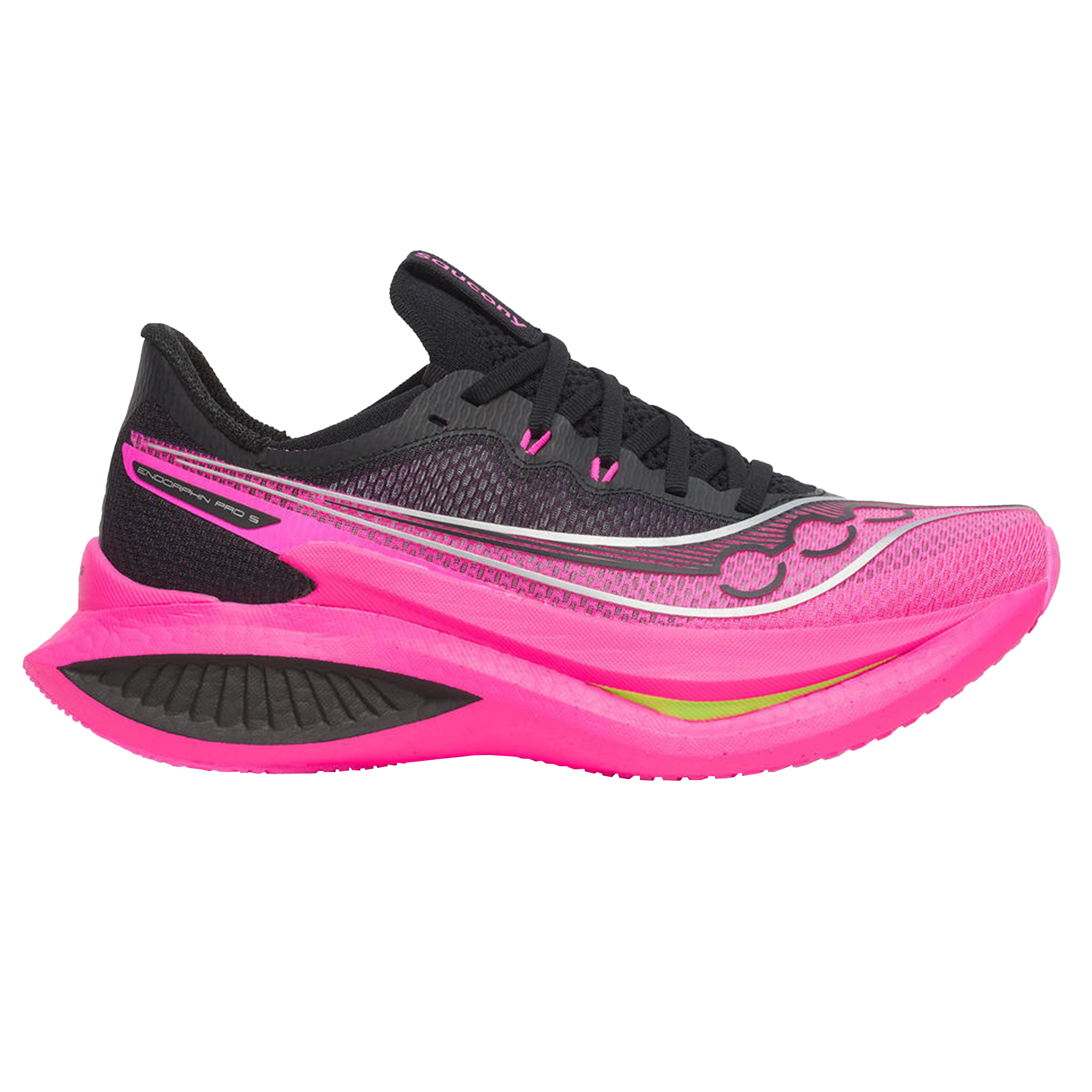 Saucony Womens Endorphin Pro 5 - Black/Shock - Neutral - SS26