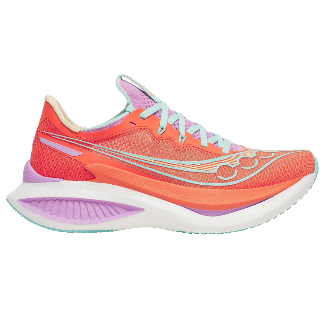 Saucony Womens Endorphin Pro 5 - Fire/Orchid - Neutral - SS26