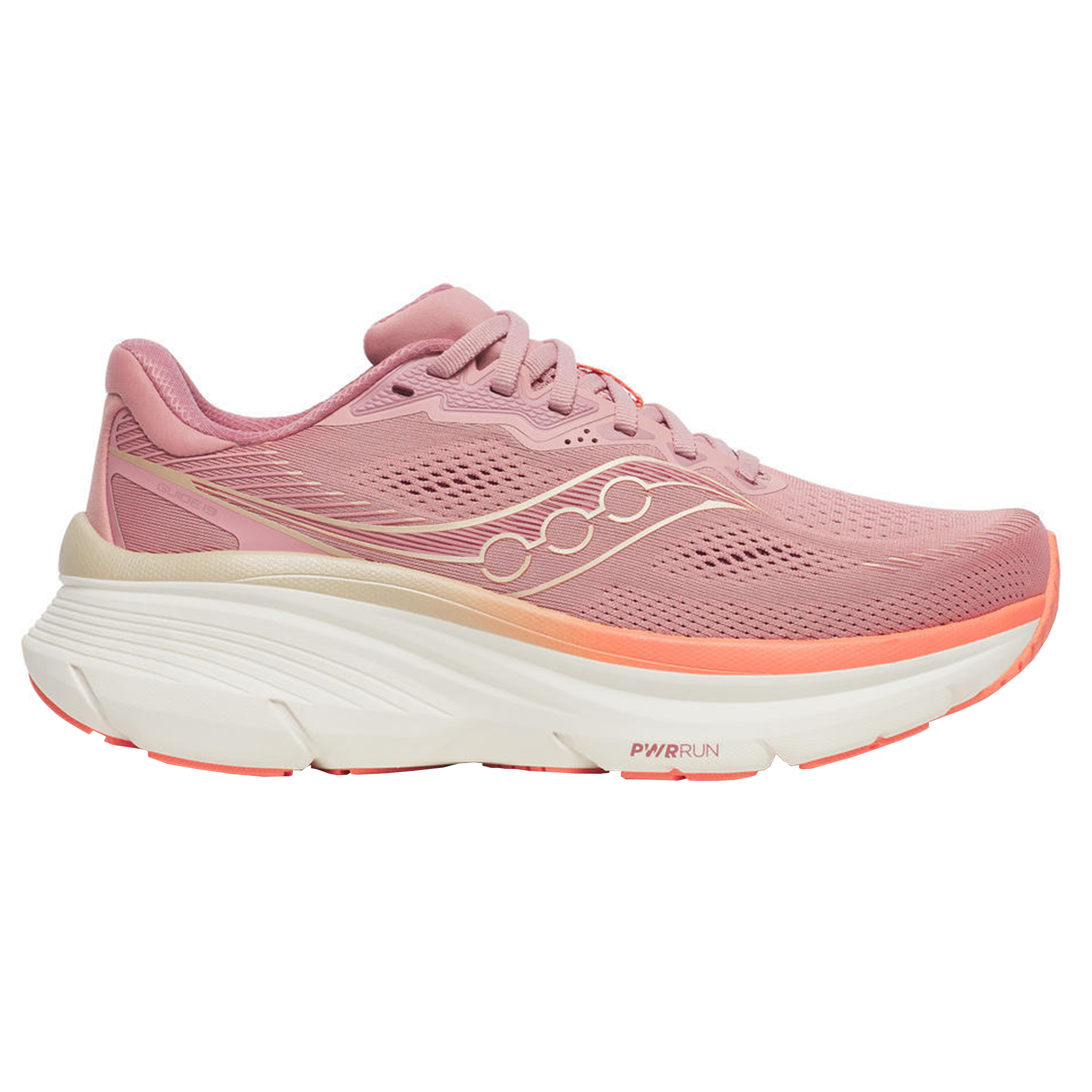 Saucony Womens Guide 19 - Mauve/Salmon - Stability - SS26