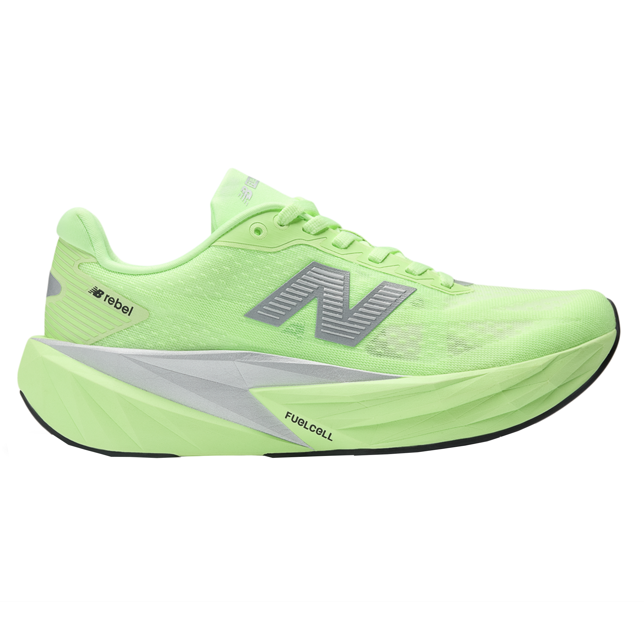 New Balance Mens FuelCell Rebel V5 - Mint Flash/Lab Green/Silver Metallic - Neutral - AW25