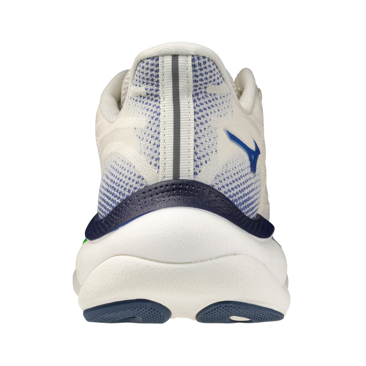 Mizuno Herren Wave Sky 9 – Schneeweiß/Surf im Internet/Blitzgelb – Neutral – SS26