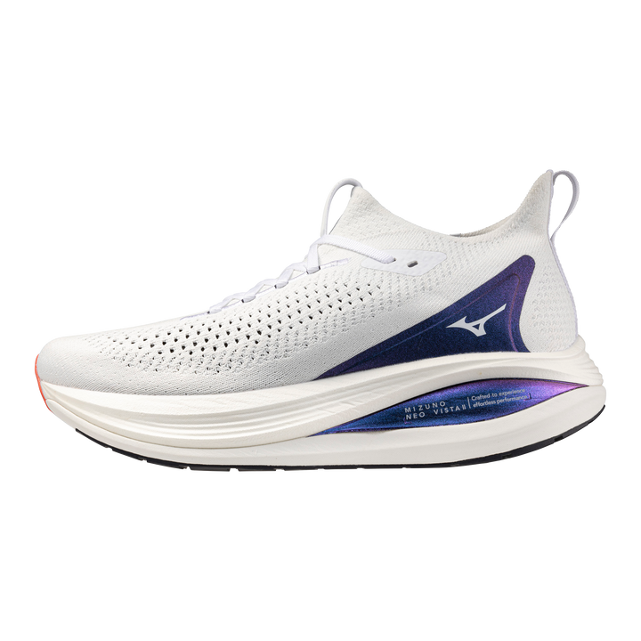 Mizuno Mens Neo Vista 2 - White/White/Iris Bloom - Neutral - AW25